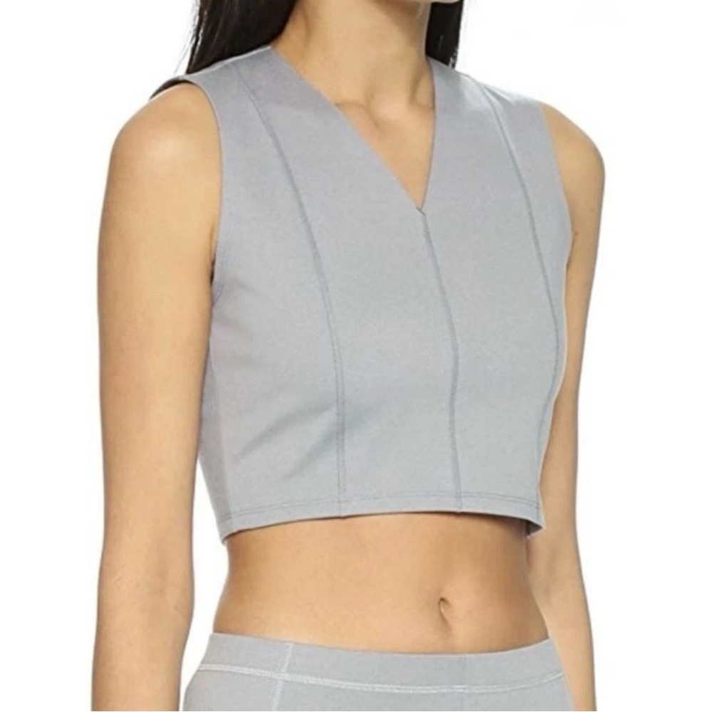 Theory Charcoal Sleeveless Top